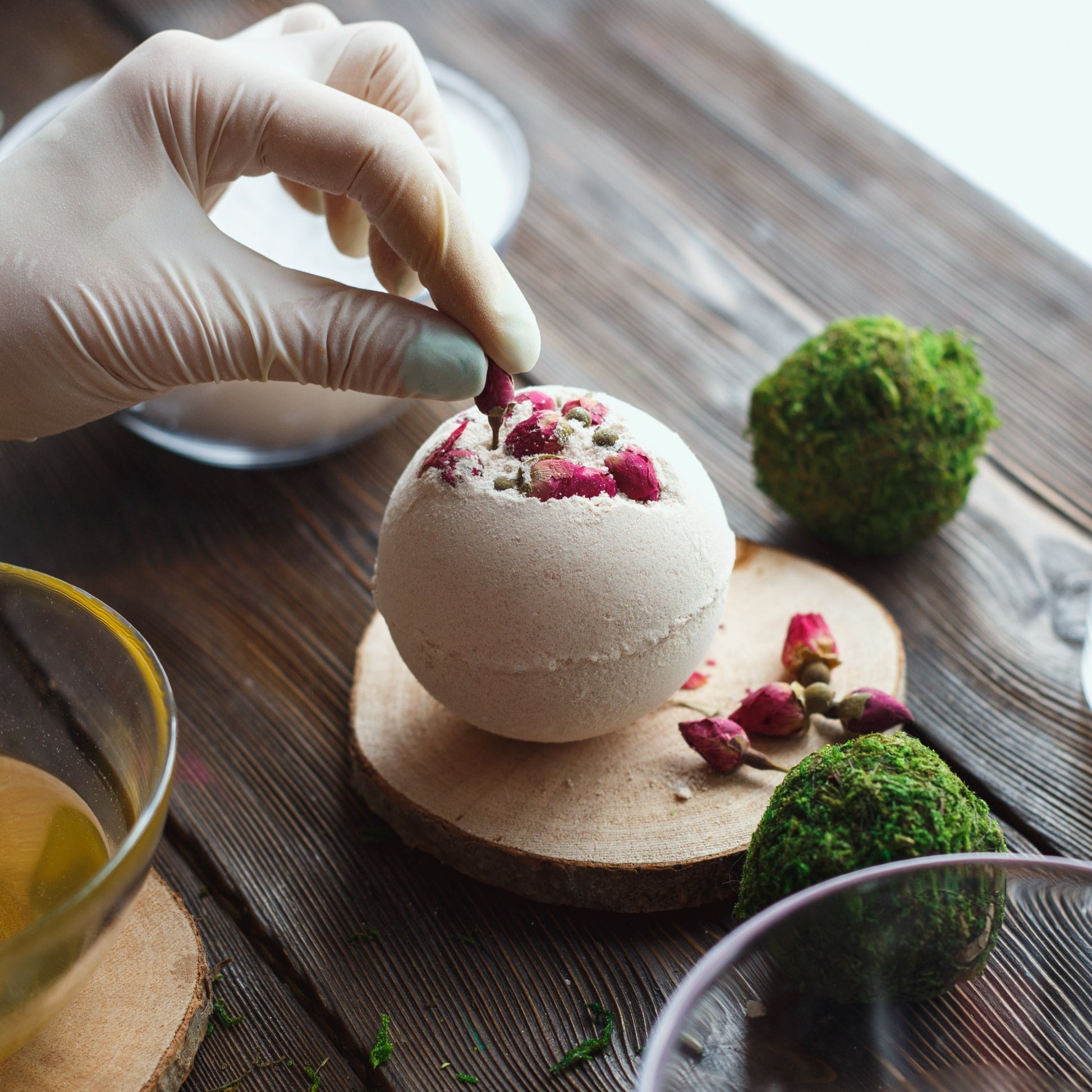 Creating, handmade, DIY, all natural bath bombs with The Eden Collections' Bath Bomb Making Kit.